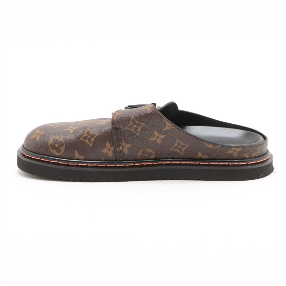 Vuitton LV Easy Line Mule 7 Men's Brown Monogram LV Logo