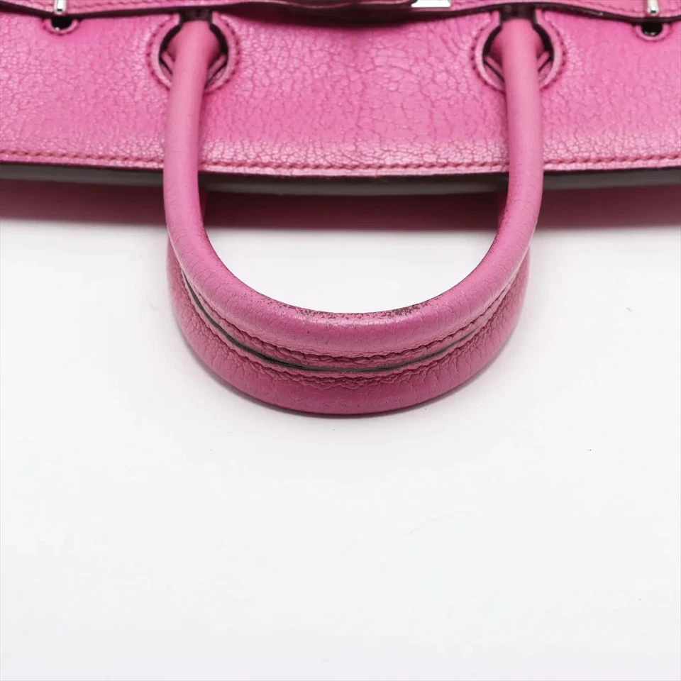 Hermès Haut à Courroies 28 Coromandel Pink Silver Metal Fittings J Stamp 2006