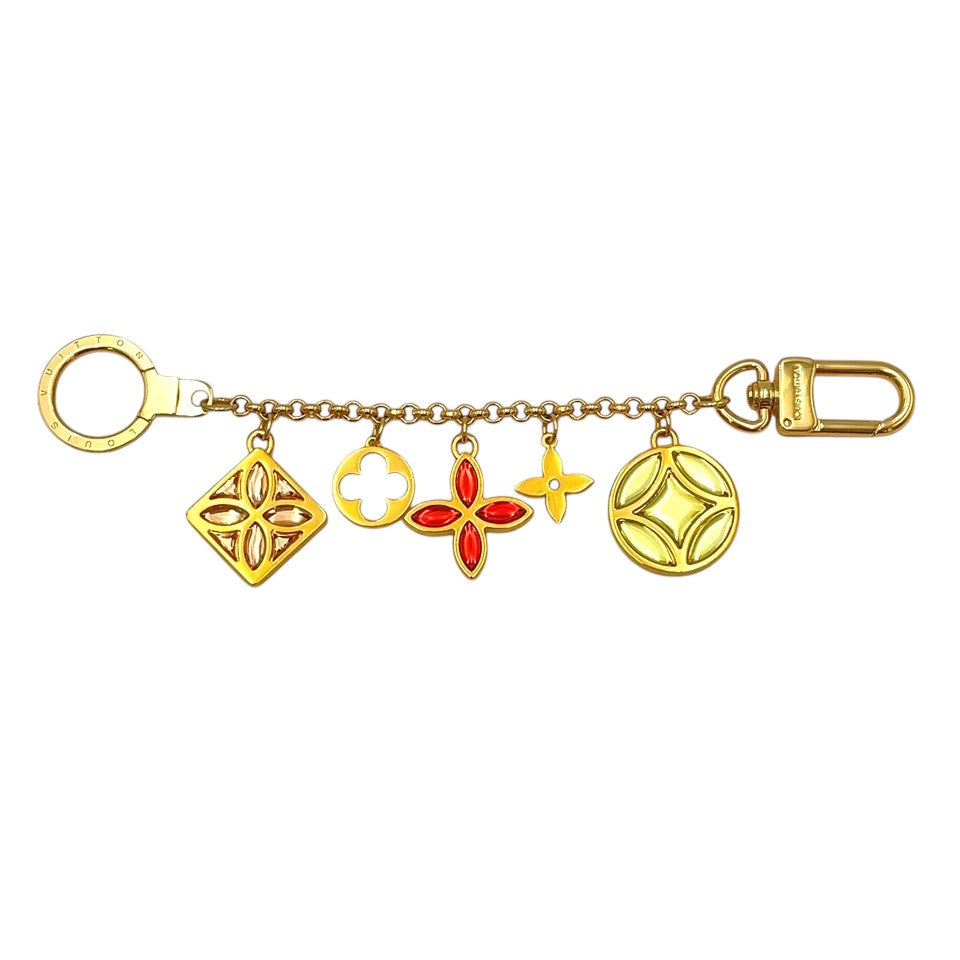 Louis Vuitton Porte Cressenne Ice Flower Keychain