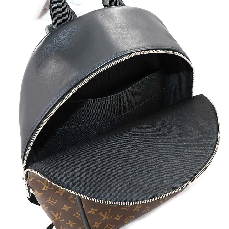 LOUIS VUITTON Monogram Macassar Josh Backpack NV Brown Black
