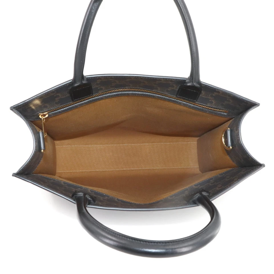 CELINE Triomphe Medium Vertical Cabas 2-way Tote Shoulder Bag