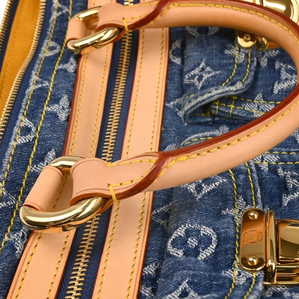 Louis Vuitton Blue Monogram Denim Neo Speedy Handbag