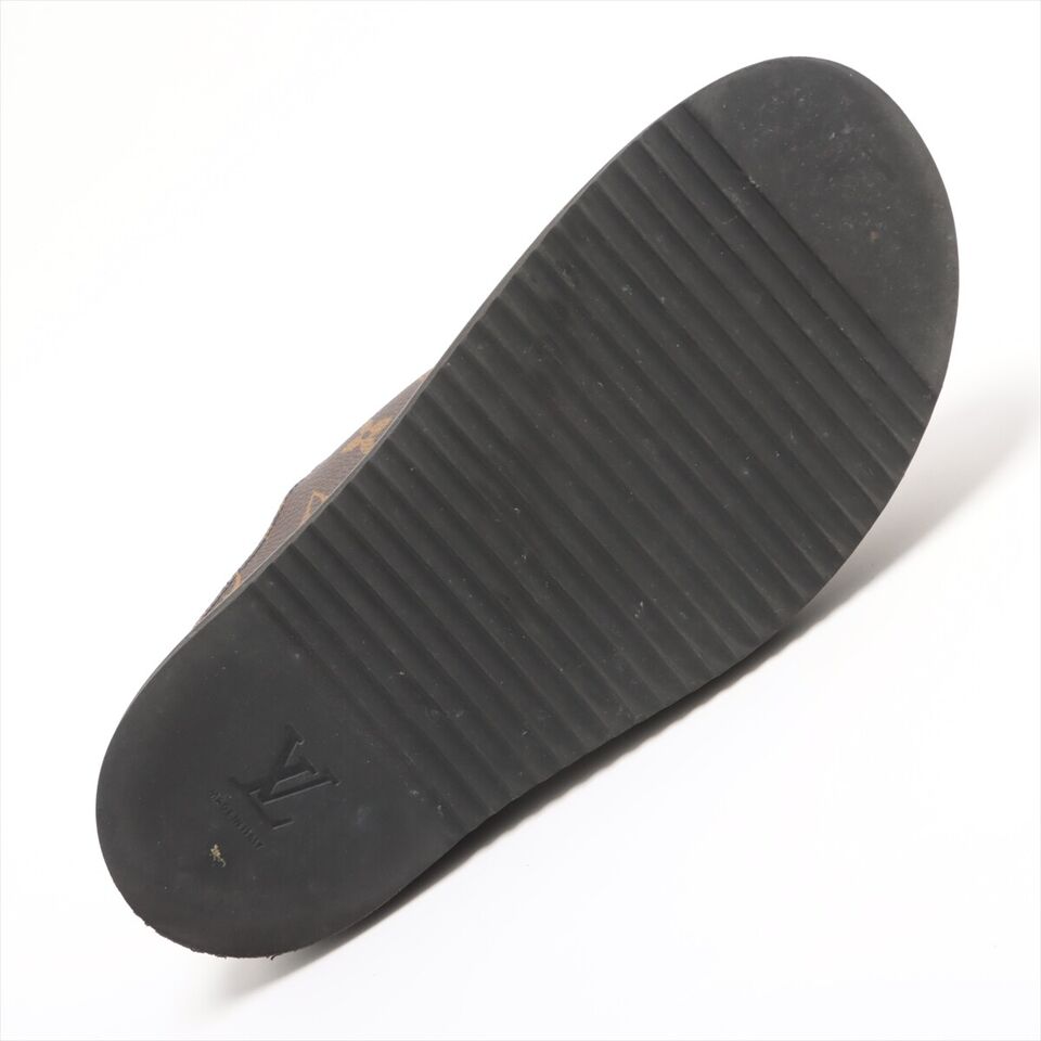 Vuitton LV Easy Line Mule 7 Men's Brown Monogram LV Logo