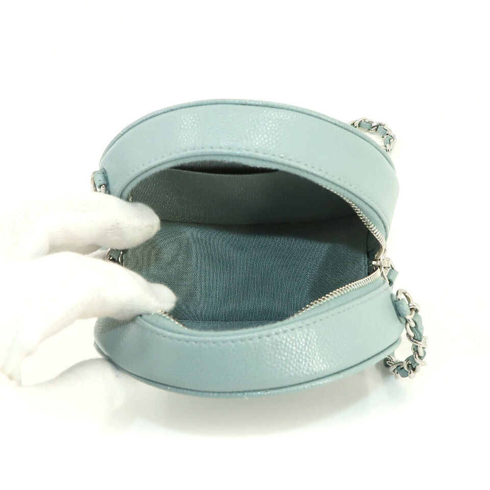 CHANEL Matelasse Mini Classic Chain Shoulder Bag Caviar Skin Leather
