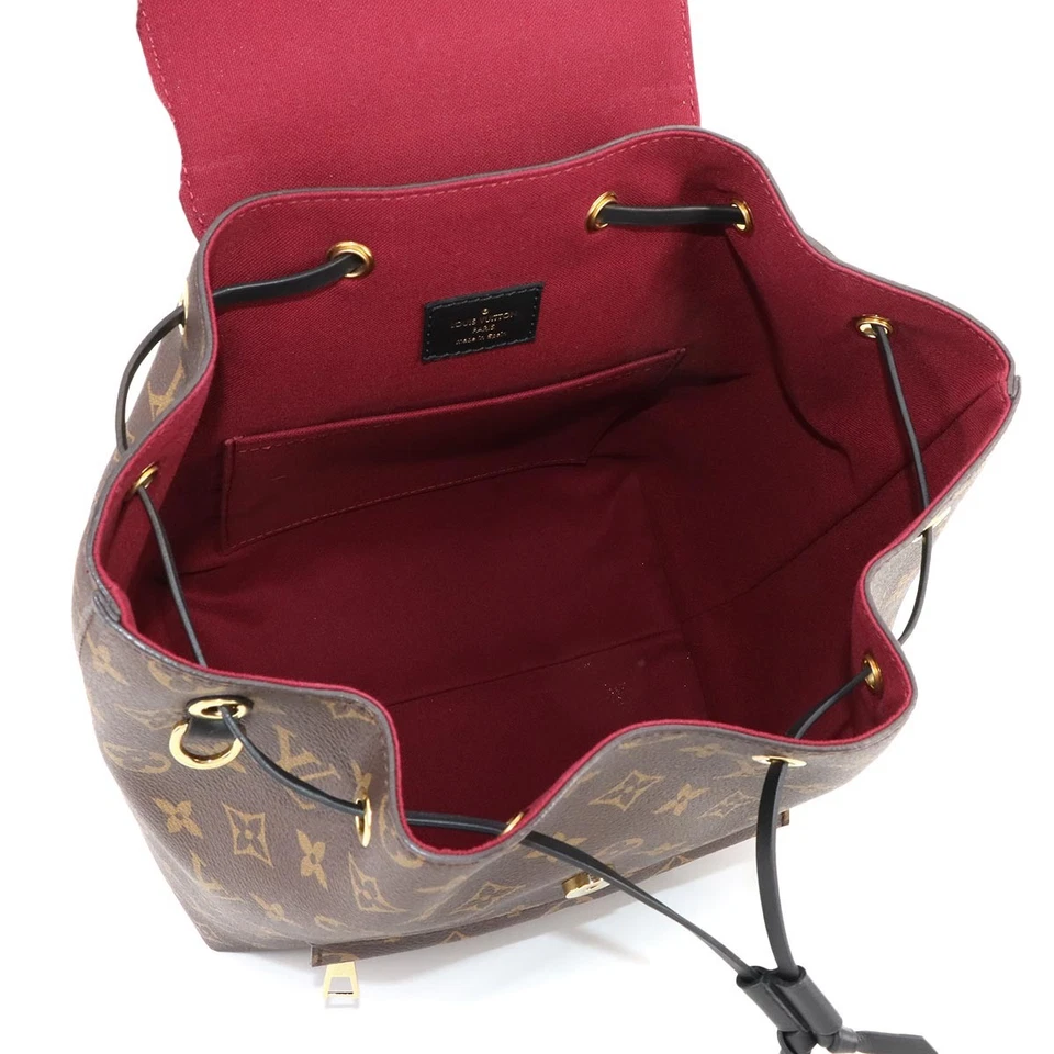 LOUIS VUITTON Monogram Montsouris NM PM Backpack Noir M45515