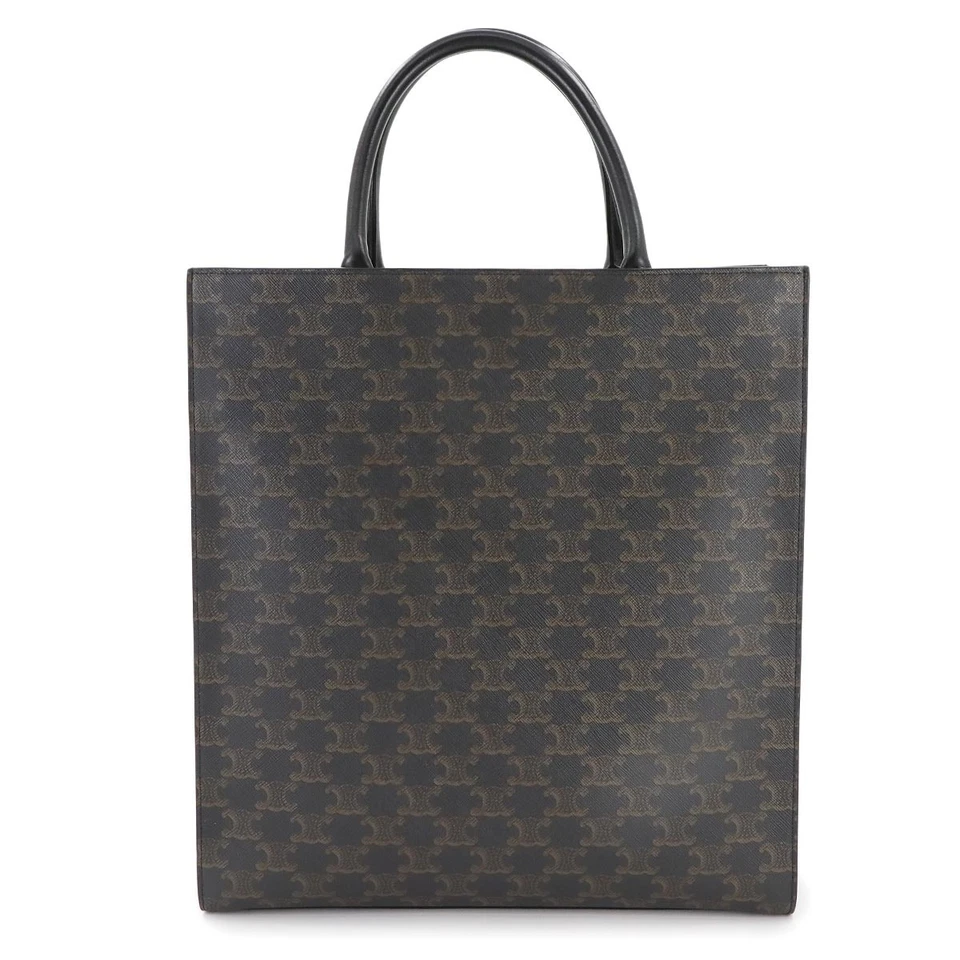 CELINE Triomphe Medium Vertical Cabas 2-way Tote Shoulder Bag
