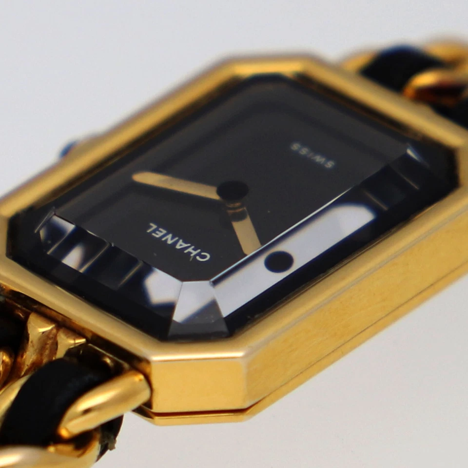 CHANEL Watches Gold Plated Leather Quartz
