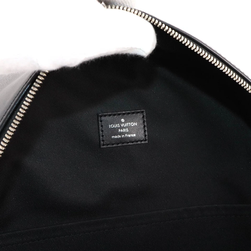 LOUIS VUITTON Monogram Macassar Josh Backpack NV Brown Black