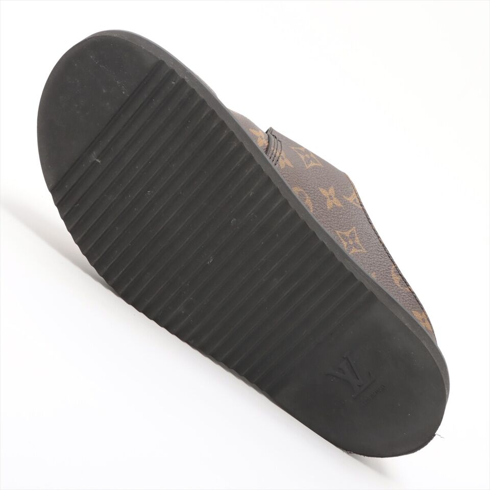 Vuitton LV Easy Line Mule 7 Men's Brown Monogram LV Logo