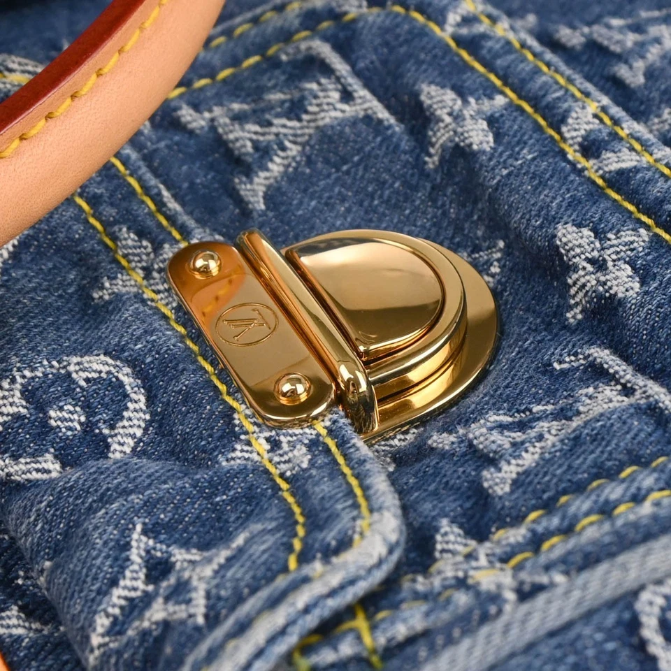 Louis Vuitton Blue Monogram Denim Neo Speedy Handbag