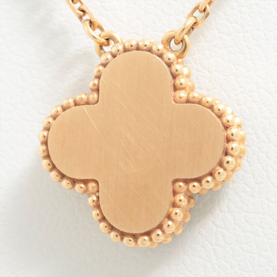 Van Cleef & Arpels Vintage Alhambra 1P Diamond Sable Necklace