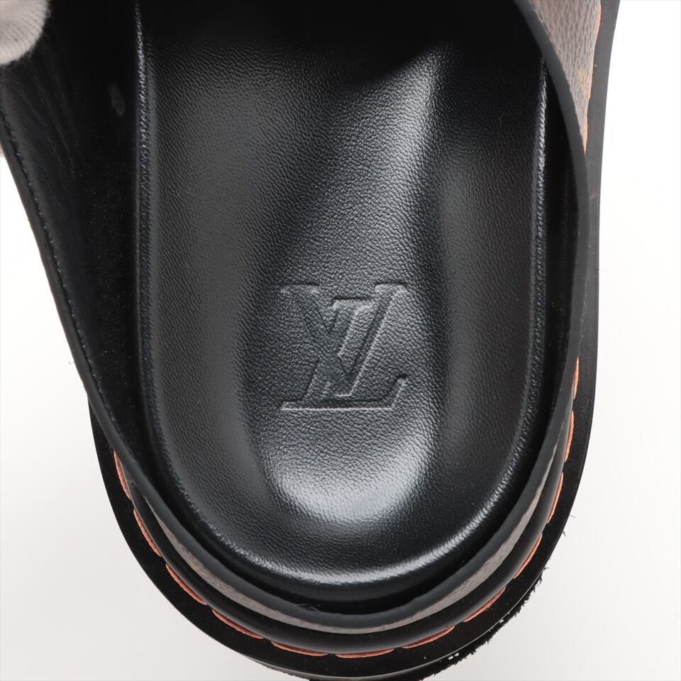Vuitton LV Easy Line Mule 7 Men's Brown Monogram LV Logo