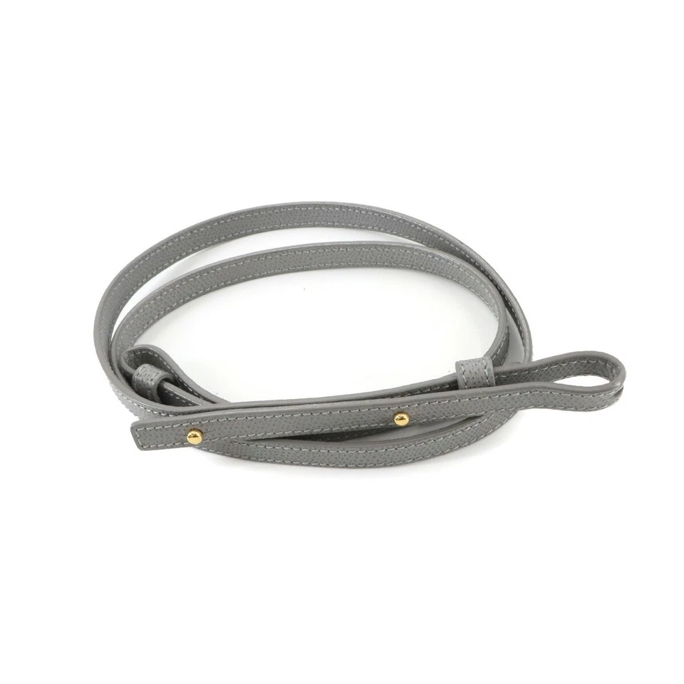 CELINE Small Vertical Cabas 2 way Tote Shoulder Bag Leather Grey