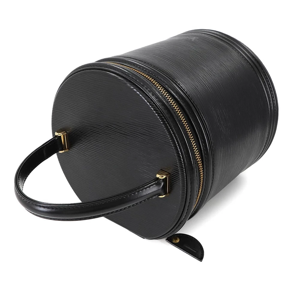 LOUIS VUITTON Epi Cannes Hand Bag Leather Noir Black Purse