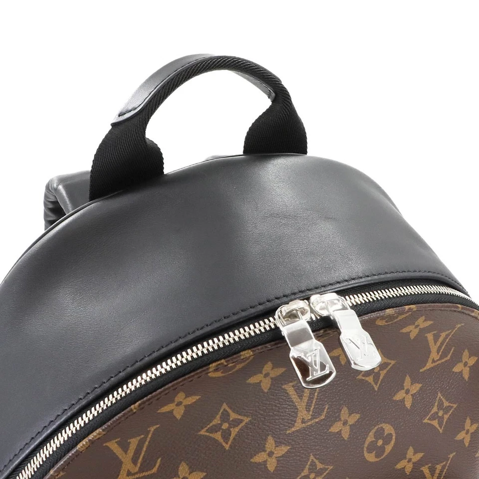 LOUIS VUITTON Monogram Macassar Josh Backpack NV Brown Black