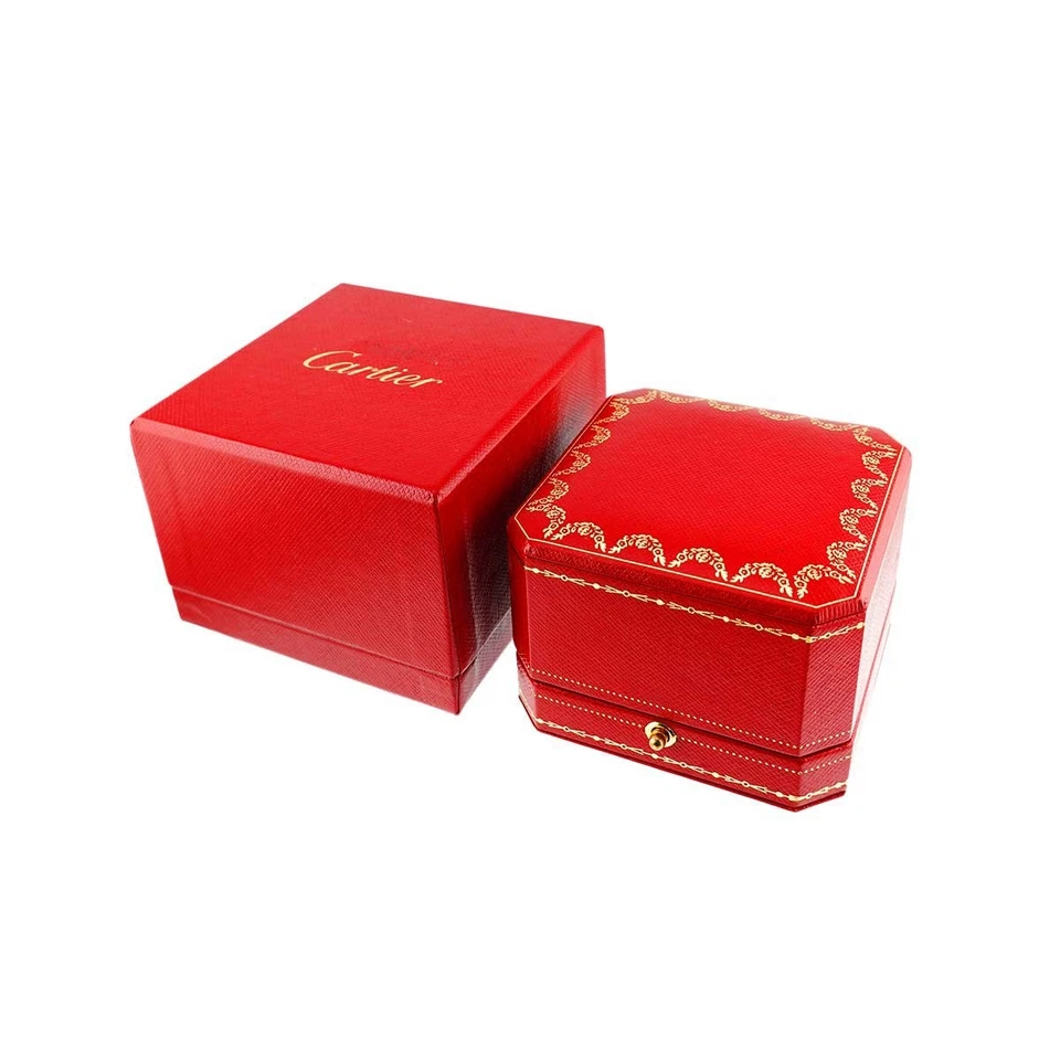 Cartier Love Pave Diamond Ring 18K WG 750 size48 4-4.5(US)