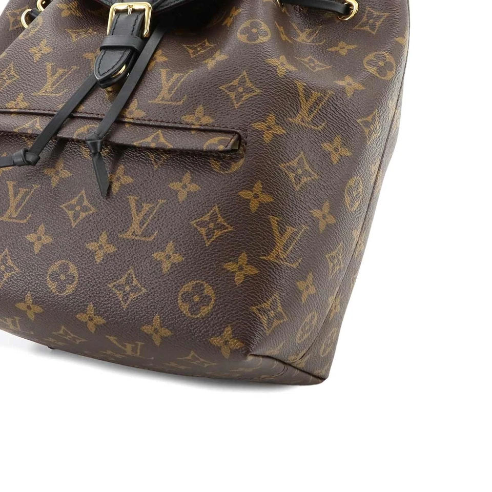 LOUIS VUITTON Monogram Montsouris NM PM Backpack Noir M45515