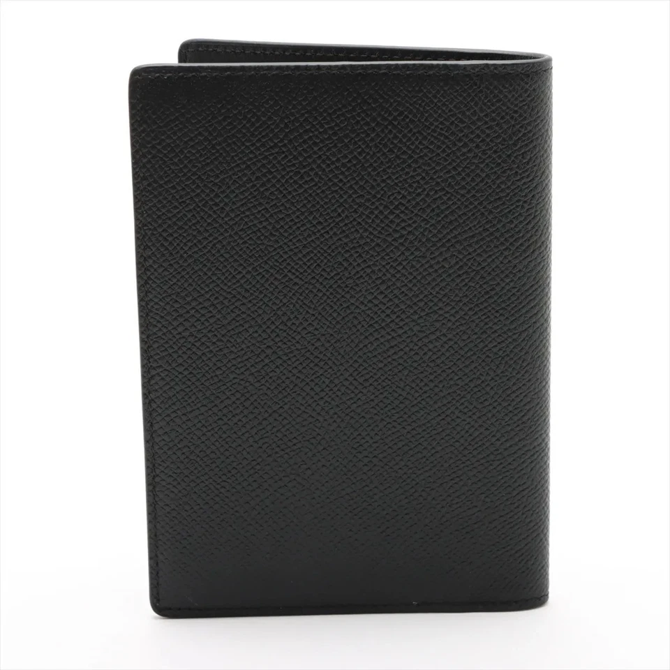 Balenciaga Leather Passport Case Black