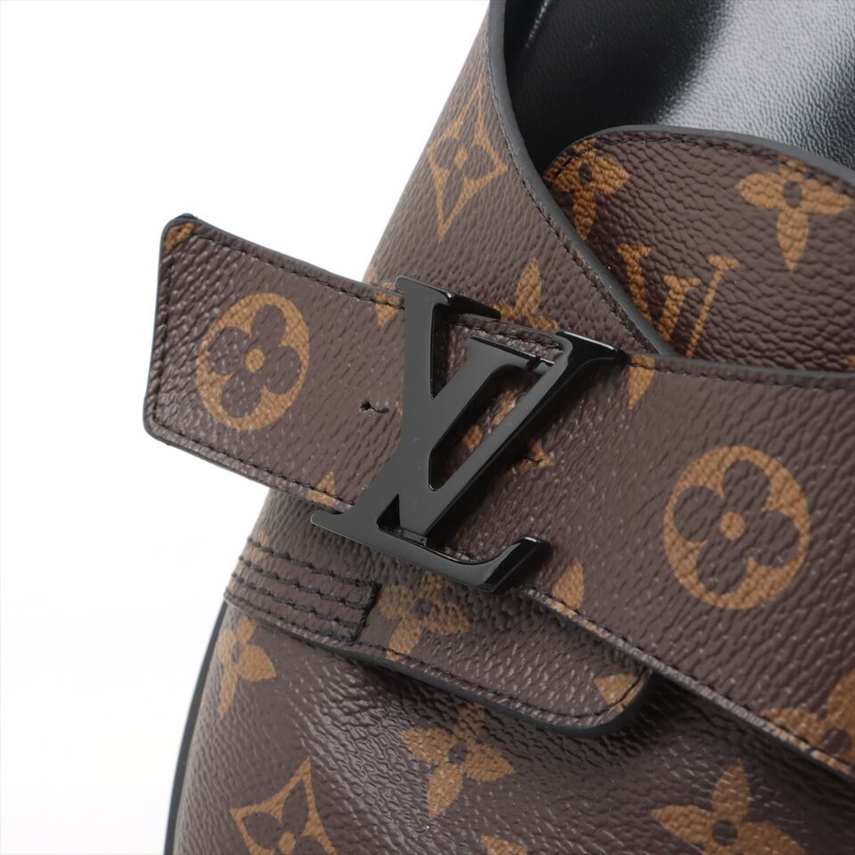 Vuitton LV Easy Line Mule 7 Men's Brown Monogram LV Logo