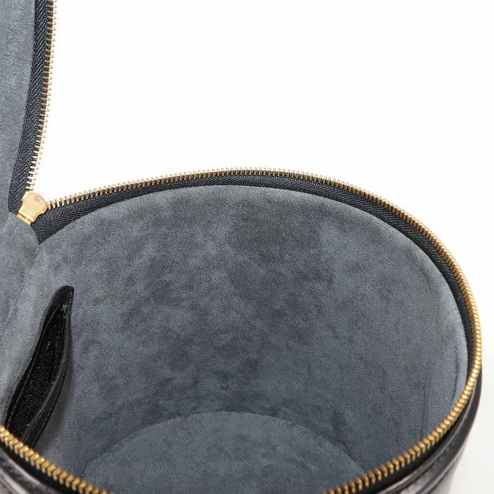LOUIS VUITTON Epi Cannes Hand Bag Leather Noir Black Purse