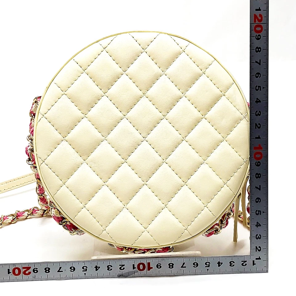 Chanel Crossbody Bag White Leather Lifesave La Pausa