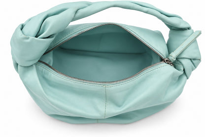 Bottega Veneta Leather Mini Pouch Bag Blue