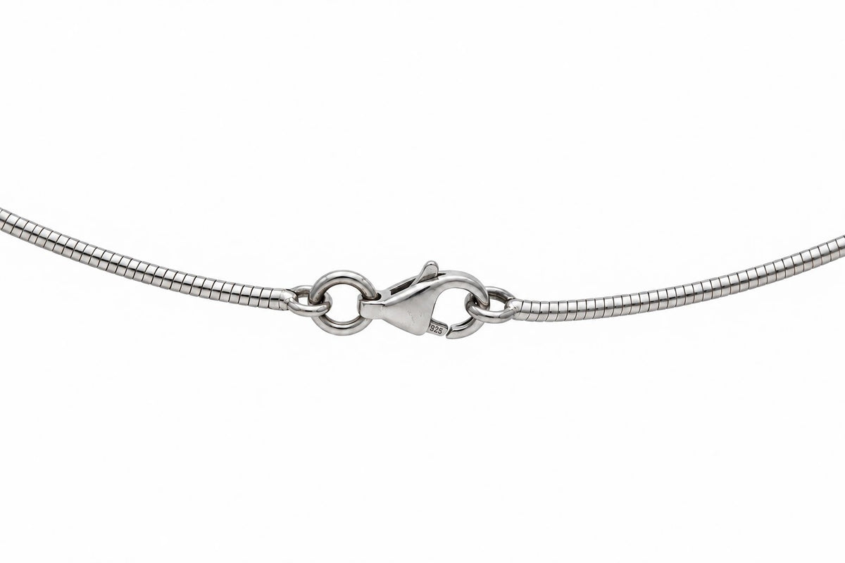 Hermès H Pendant Necklace, Silver-Tone Chain with Gold-Tone H Pendant