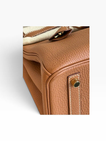 Hermès Birkin 30 Gold Togo Leather GHW
