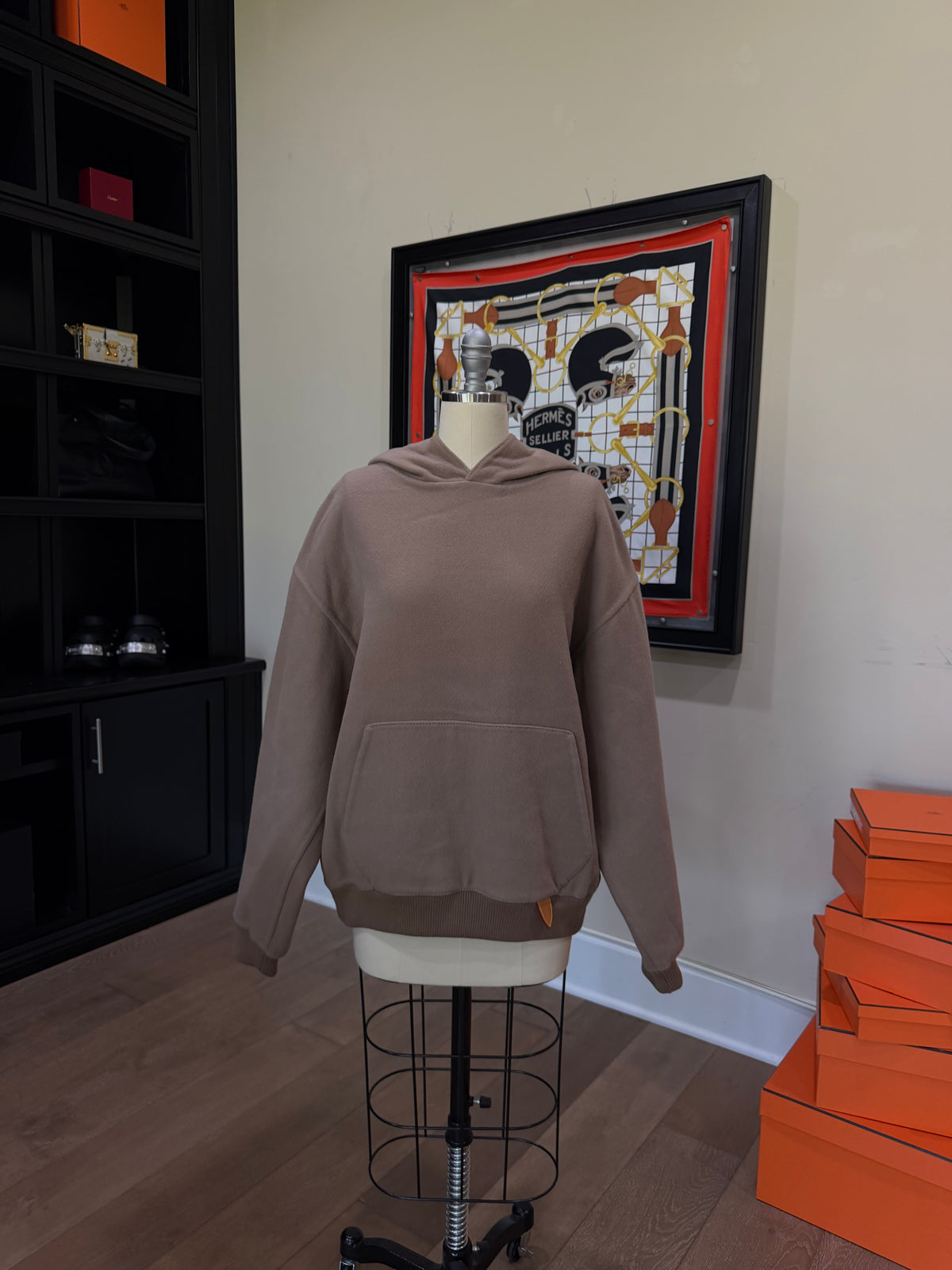 Louis Vuitton Camel Wool Hoodie