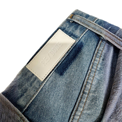 Re/Done med rise wide leg jeans