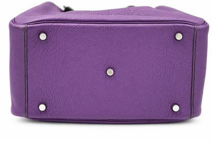Hermès Clemence Leather Toolbox 20 Purple GHW