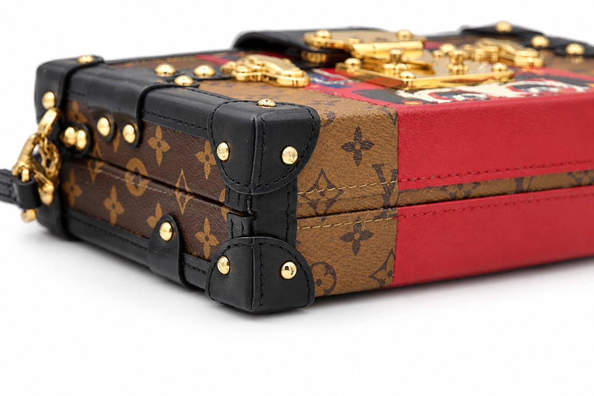 Louis Vuitton Monogram Canvas Petite Malle Multicolor GHW