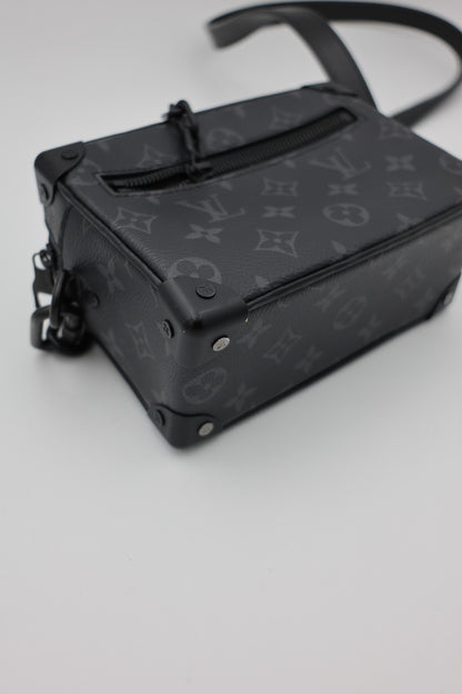 Louis Vuitton Monogram Eclipse Mini Soft Trunk Bag Black MHW