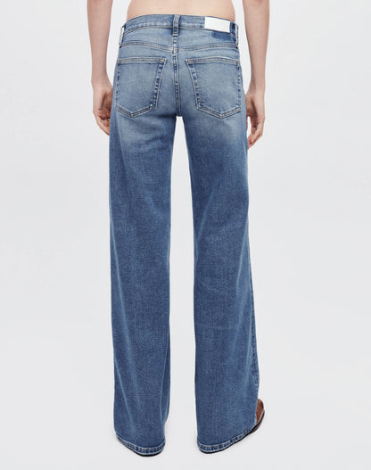 Re/Done med rise wide leg jeans