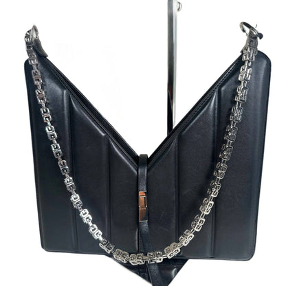 Givenchy Small Cut Out bag in Box leather with chain