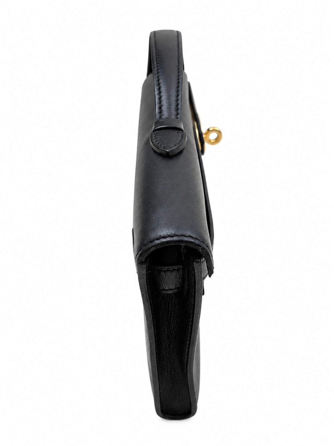 Hermès Kelly Cut Swift Leather, Black, Gold Hardware, X Stamp