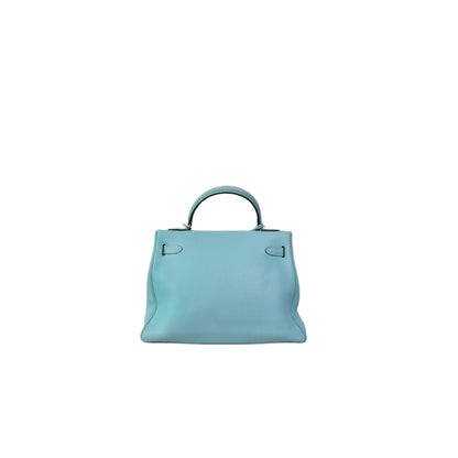 Hermes Taurillon Clemence Leather Kelly Retourne 32