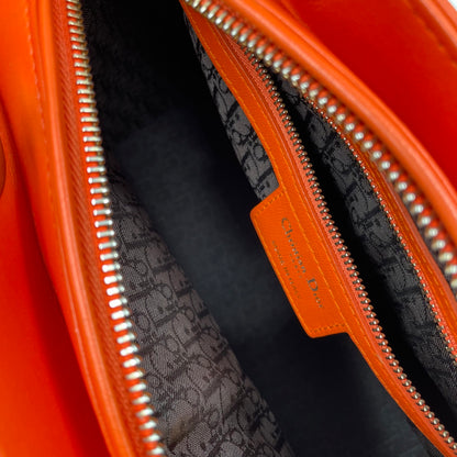 Christian Dior Lady Dior Medium Bag in Orange