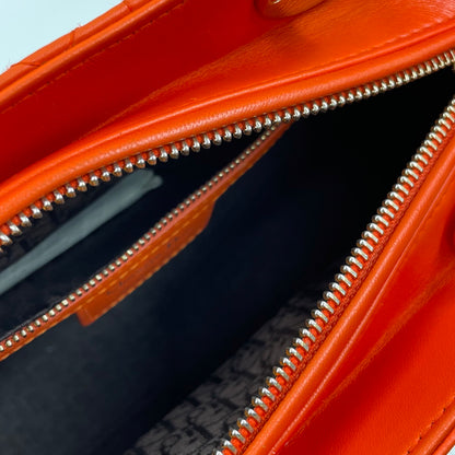 Christian Dior Lady Dior Medium Bag in Orange