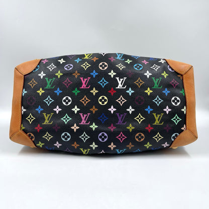 Louis Vuitton x Takashi Murakami Multicolor Monogram Ursula GM in Noir