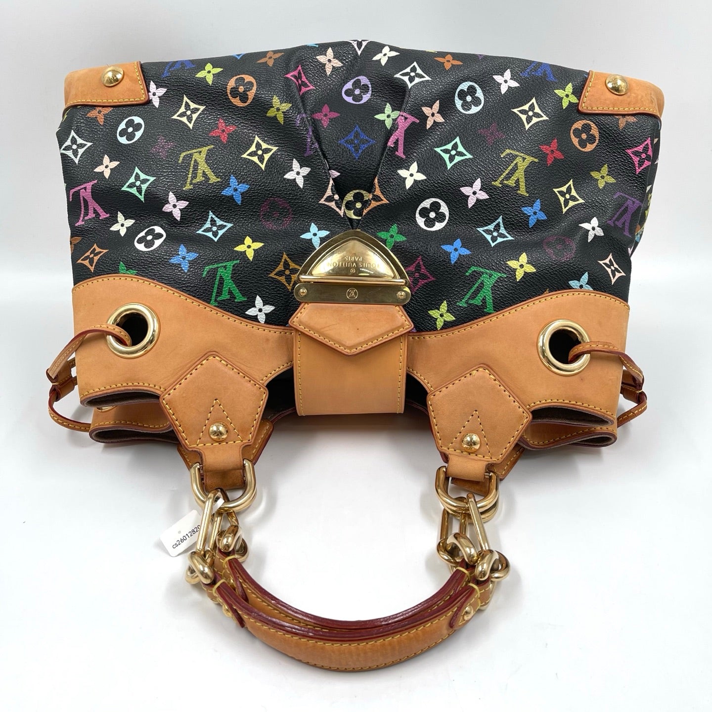 Louis Vuitton x Takashi Murakami Multicolor Monogram Ursula GM in Noir