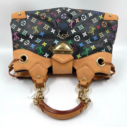 Louis Vuitton x Takashi Murakami Multicolor Monogram Ursula GM in Noir