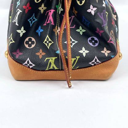 Louis Vuitton x Takashi Murakami Multicolor Monogram Ursula GM in Noir