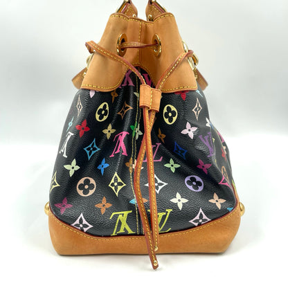 Louis Vuitton x Takashi Murakami Multicolor Monogram Ursula GM in Noir