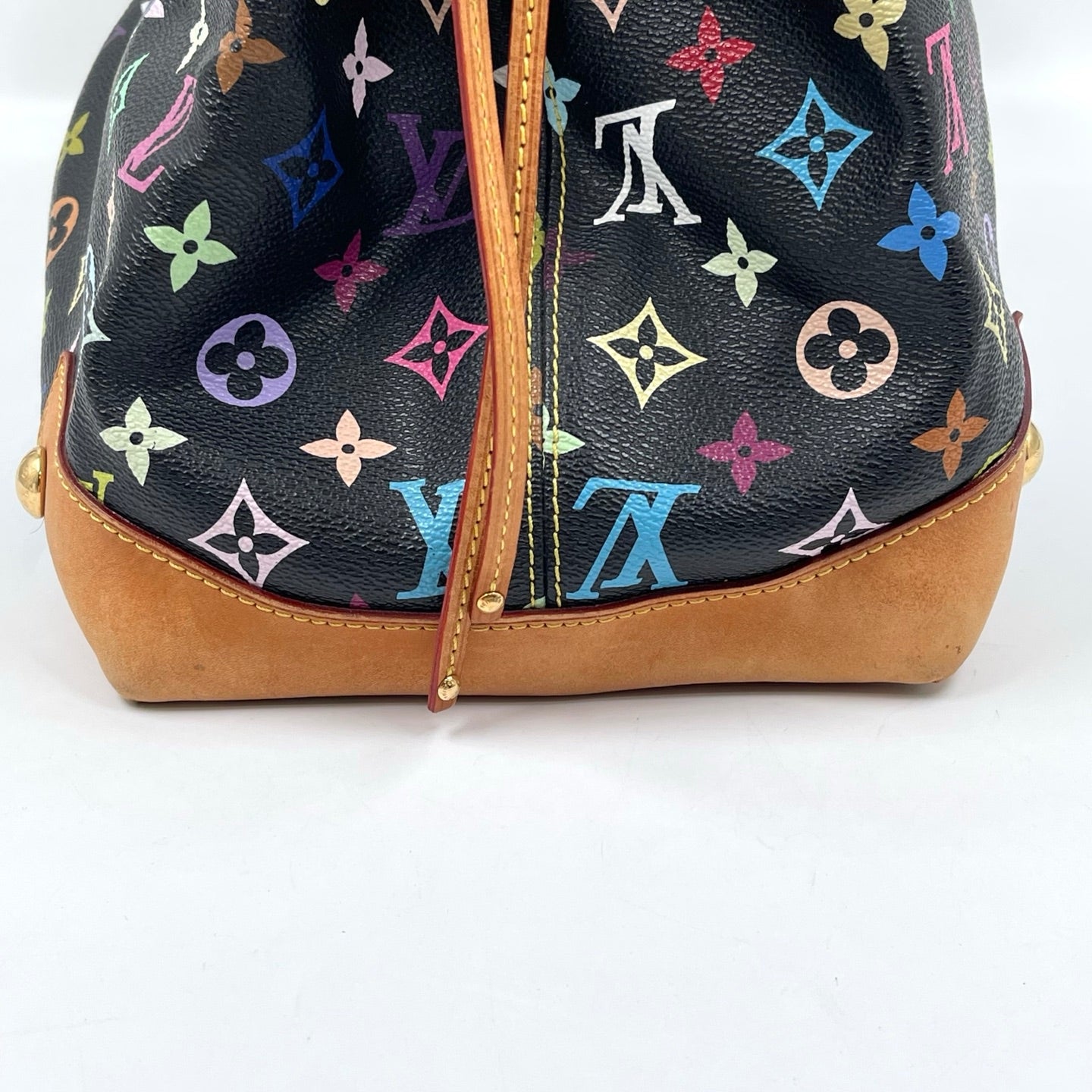 Louis Vuitton x Takashi Murakami Multicolor Monogram Ursula GM in Noir