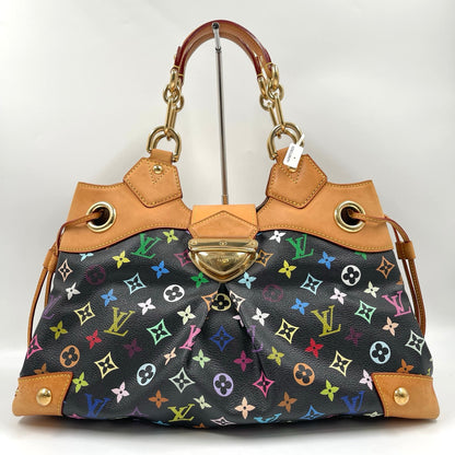 Louis Vuitton x Takashi Murakami Multicolor Monogram Ursula GM in Noir