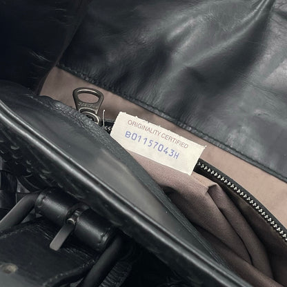 Bottega Veneta Nappa Intrecciato Belted Tote in Black