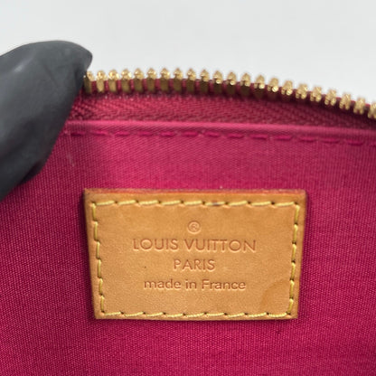 Louis Vuitton Alma BB Monogram Vernis in Pomme D’Amour