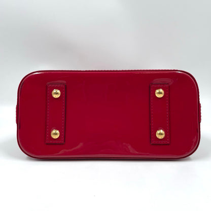 Louis Vuitton Alma BB Monogram Vernis in Pomme D’Amour