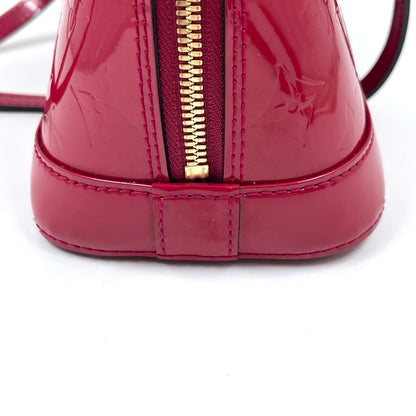Louis Vuitton Alma BB Monogram Vernis in Pomme D’Amour